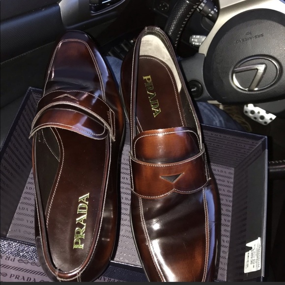 prada penny loafers